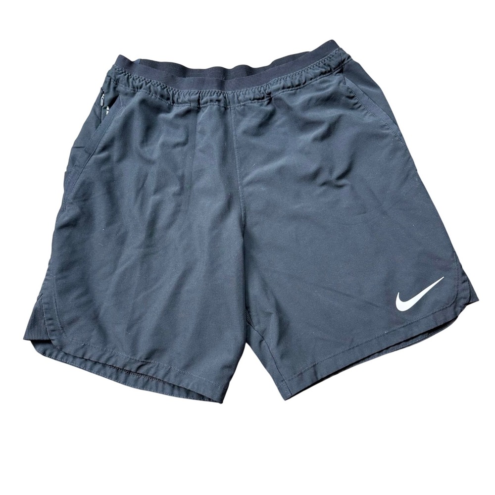Nike Pro Dri-FIT Mens Large Black Training Shorts CD4317-010 Polyester Spandex